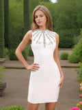 Bangpaice Style Dress Women's Dress 2025 Spring New Fashion Niche High-End Studded Ass Dress Dress Woman