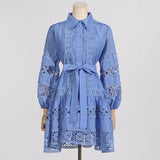 Bangpaice Tea Rest Elegant Short Dress Women's Dress 2025 Spring New Tice To Collect Waist Thin Dress Women's Advanced Winter