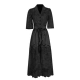 Bangpaice Temperament Two-Piece Set Of 2025 Spring New Collar Embroidered Top High Waist Water-Soluble Flower Skirt Suit Female Tide