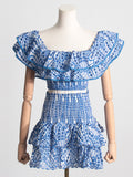 Bangpaice Spring High-End New French Temperament Short Top High Waist Short Skirt Sexy Two-Set Suit Female Trend