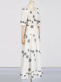 Bangpaice Fashion And Leisure Two Sets 2025 Spring New High-Waisted Print Skirt Suit Women's Trend