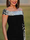 Bangpaice Famous Wind Dress Woman 2025 Summer New Fashion Light Luxury Nail Design Feel Waist Banda Skirt