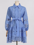 Bangpaice Tea Rest Elegant Short Dress Women's Dress 2025 Spring New Tice To Collect Waist Thin Dress Women's Advanced Winter