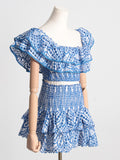 Bangpaice Spring High-End New French Temperament Short Top High Waist Short Skirt Sexy Two-Set Suit Female Trend
