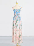 Bangpaice Casual Style Dress 2025 New Sleeveless Sleeveless Waist Thin High-End Long Dress Summer
