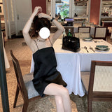 Bangpaice Dingy Simple Sling Skirt With Casual Thin And Fashionable Temperament Dress