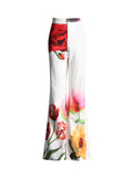 Bangpaice Temperament Print Two Sets 2025 Summer New Casual Suit Top + Micro-Tram Trousers Set