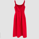 Bangpaice Casual Style High-End Sling Dress 2025 New Sleeveless Waist Thin Design A-Character Dress Woman