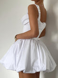 Bangpaice Women's New Unique Beautiful Dress Women's Short Skirt Summer High-End Sling Skirt To Receive Ponbilling Skirt