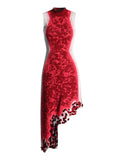 Bangpaice Famous Style Short Dress 2025 Spring New High-End Collar Splicing Squint High-Waisted Gradient Dress Woman