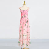 Bangpaice Casual Style Dress 2025 New Sleeveless Sleeveless Waist Thin High-End Long Dress Summer