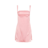 Bangpaice Women's New Spring Sexy Body-Dexing Short Skirts Babes Sling Dress Temperament